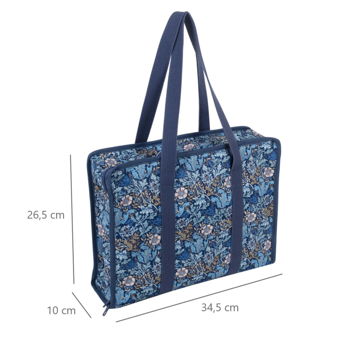 Projekttasche von Hobby Gift All-in-One Floral (B 34,5 x T 10 x H 26,5 cm)