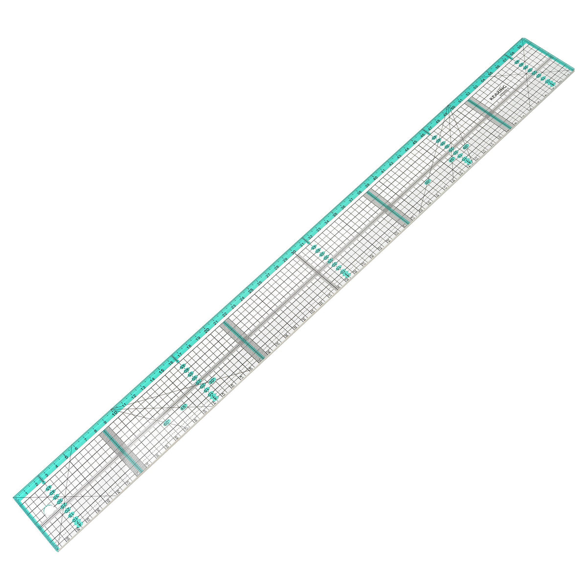 Kearing Patchwork Lineal mit Metallkante (60 x 6 cm)