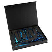 Semplix Scheren-Set (blau / 10-teilig / mit Geschenkbox)