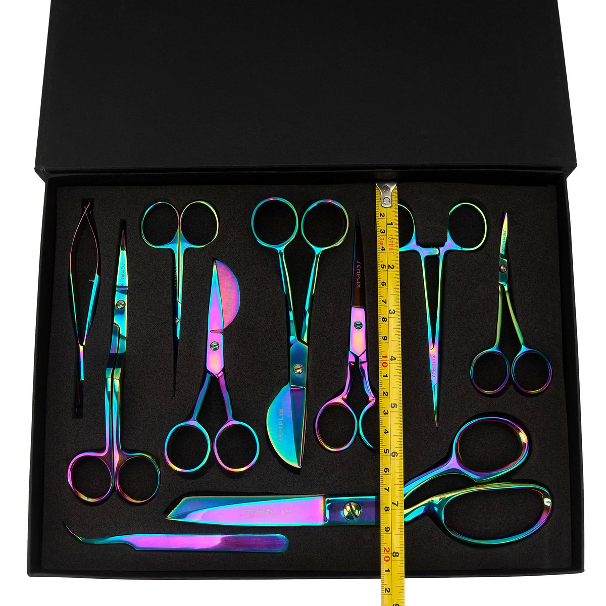 Semplix Scheren-Set (muticolor / 10-teilig / mit Geschenkbox)