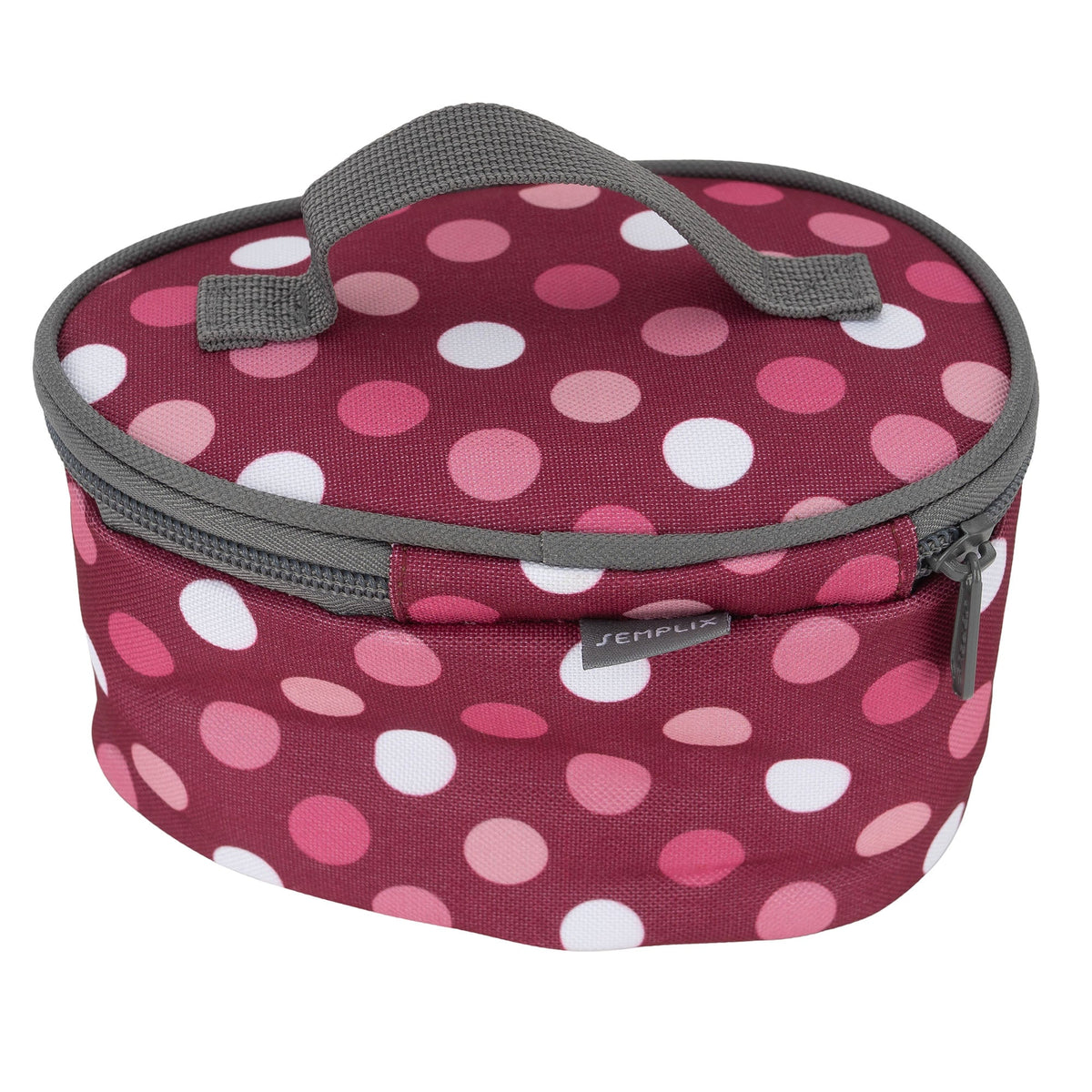 Semplix Soft-Reisebügeleisentasche Polka Dots berry