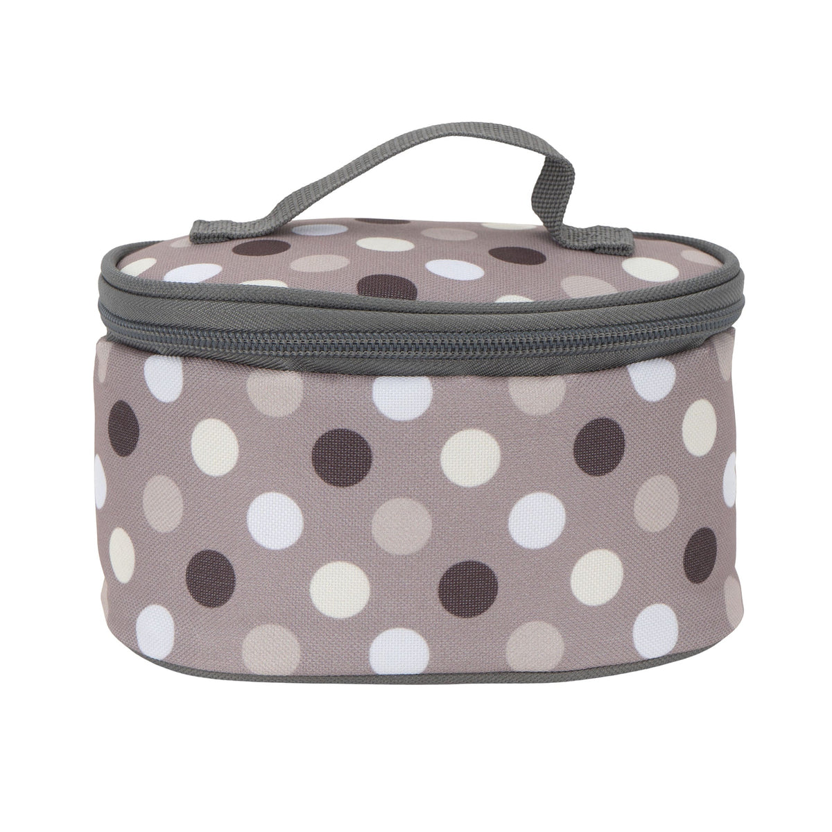 Semplix Soft-Reisebügeleisentasche Polka Dots gray/stone