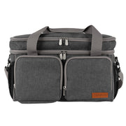 Semplix Multifunktionstasche anthrazit/grau (38 x 18 x 19 cm)