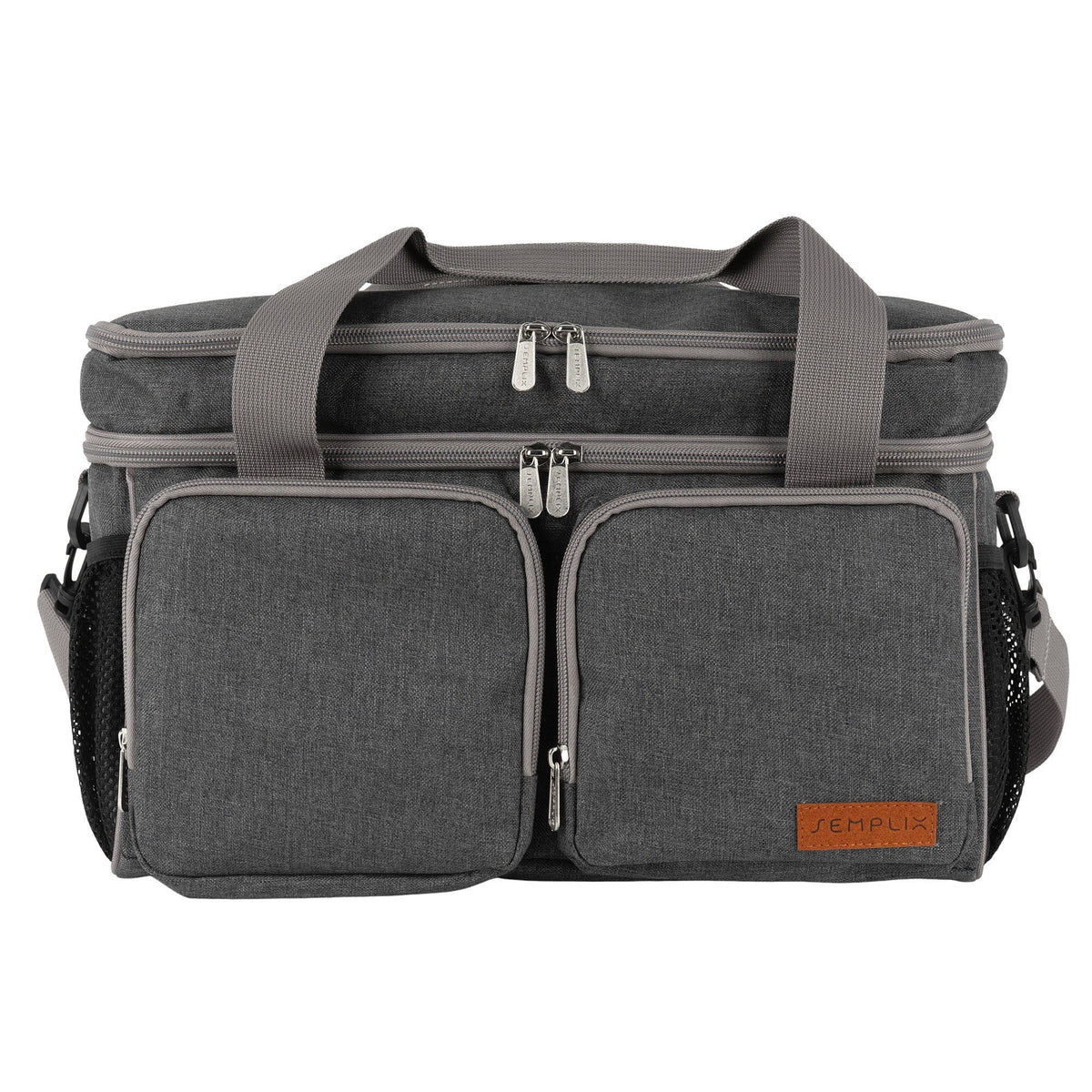 Semplix Multifunktionstasche anthrazit/grau (38 x 18 x 19 cm)