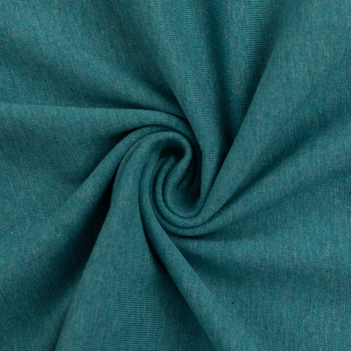 Baumwoll Sweat Stoff Eike angeraut melange - Eike melange von Swafing