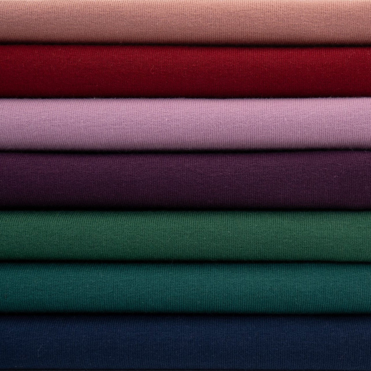 Baumwoll-Bündchen Stoff Heike, uni - Schlauchware von Swafing - Saisonale Farben