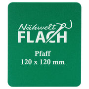 Stickrahmen-Unterlage für Pfaff Stickrahmen 120 x 120 mm (grün / auch für Husqvarna Stickrahmen)