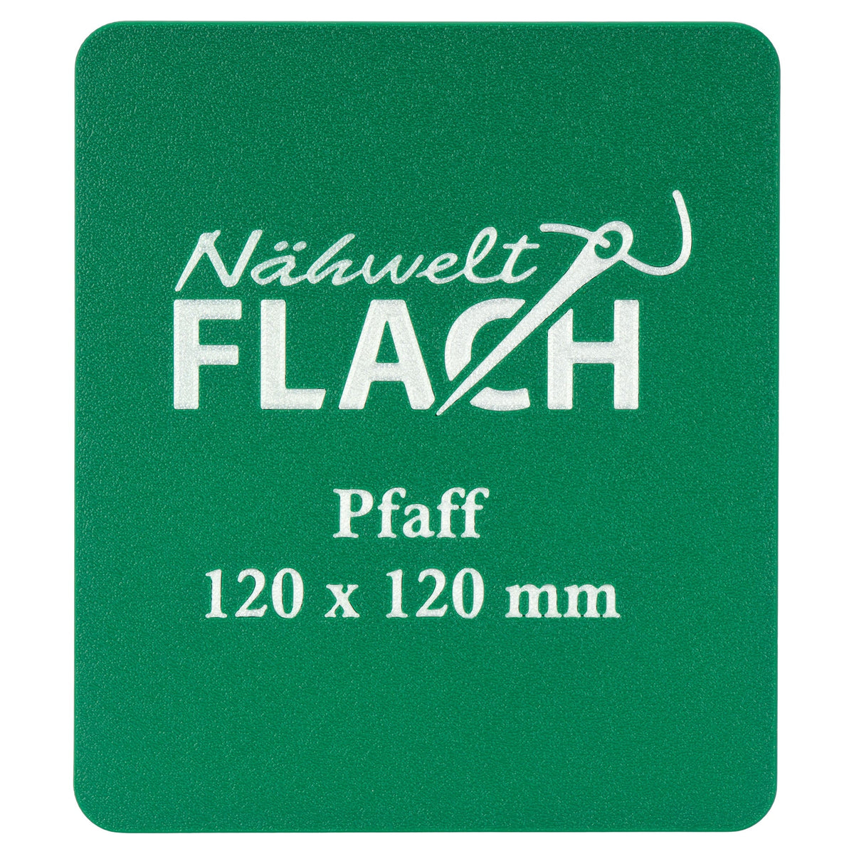 Stickrahmen-Unterlage für Pfaff Stickrahmen 120 x 120 mm (grün / auch für Husqvarna Stickrahmen)