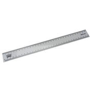 JKOS Aluminium Lineal (klein / 32 cm / 16+16 cm Skallierung)