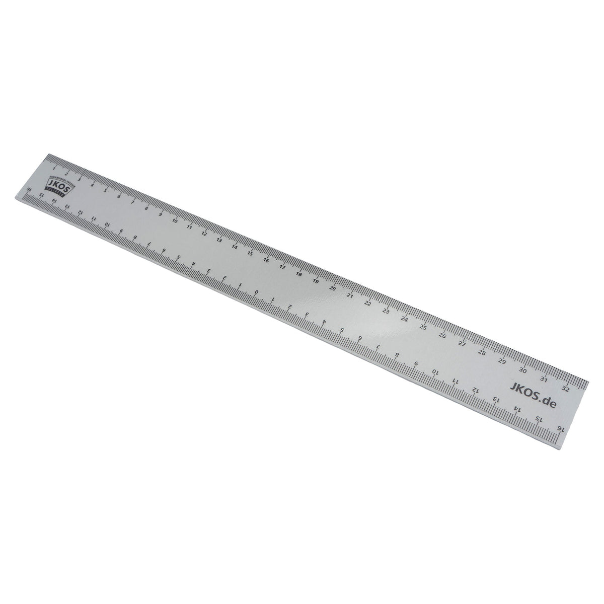 JKOS Aluminium Lineal (klein / 32 cm / 16+16 cm Skallierung)