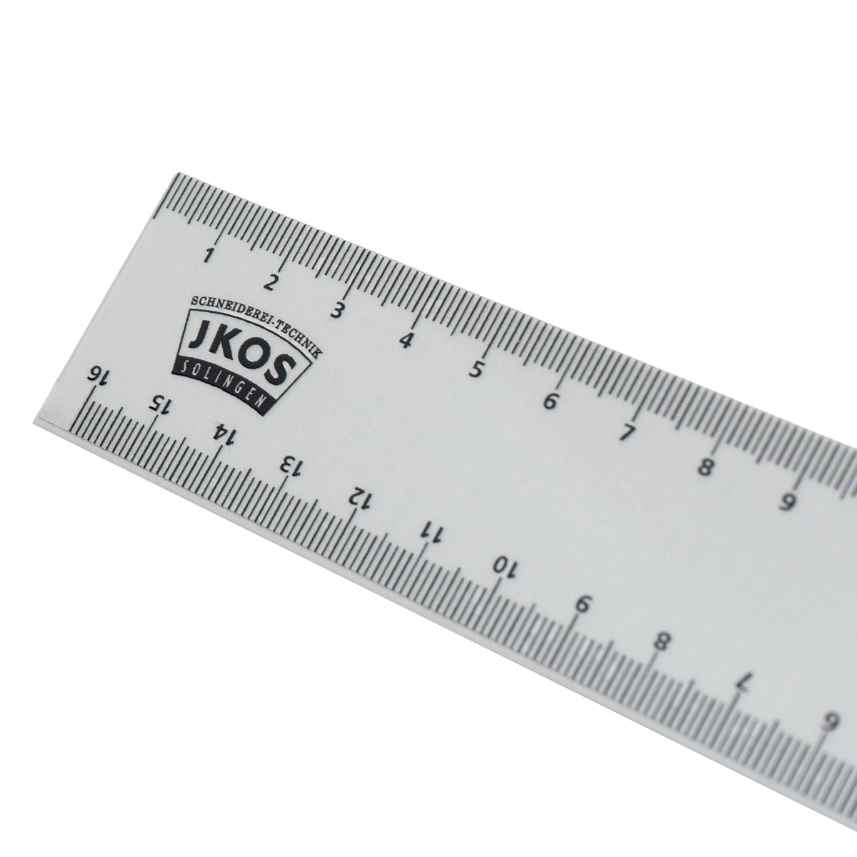 JKOS Aluminium Lineal (klein / 32 cm / 16+16 cm Skallierung)