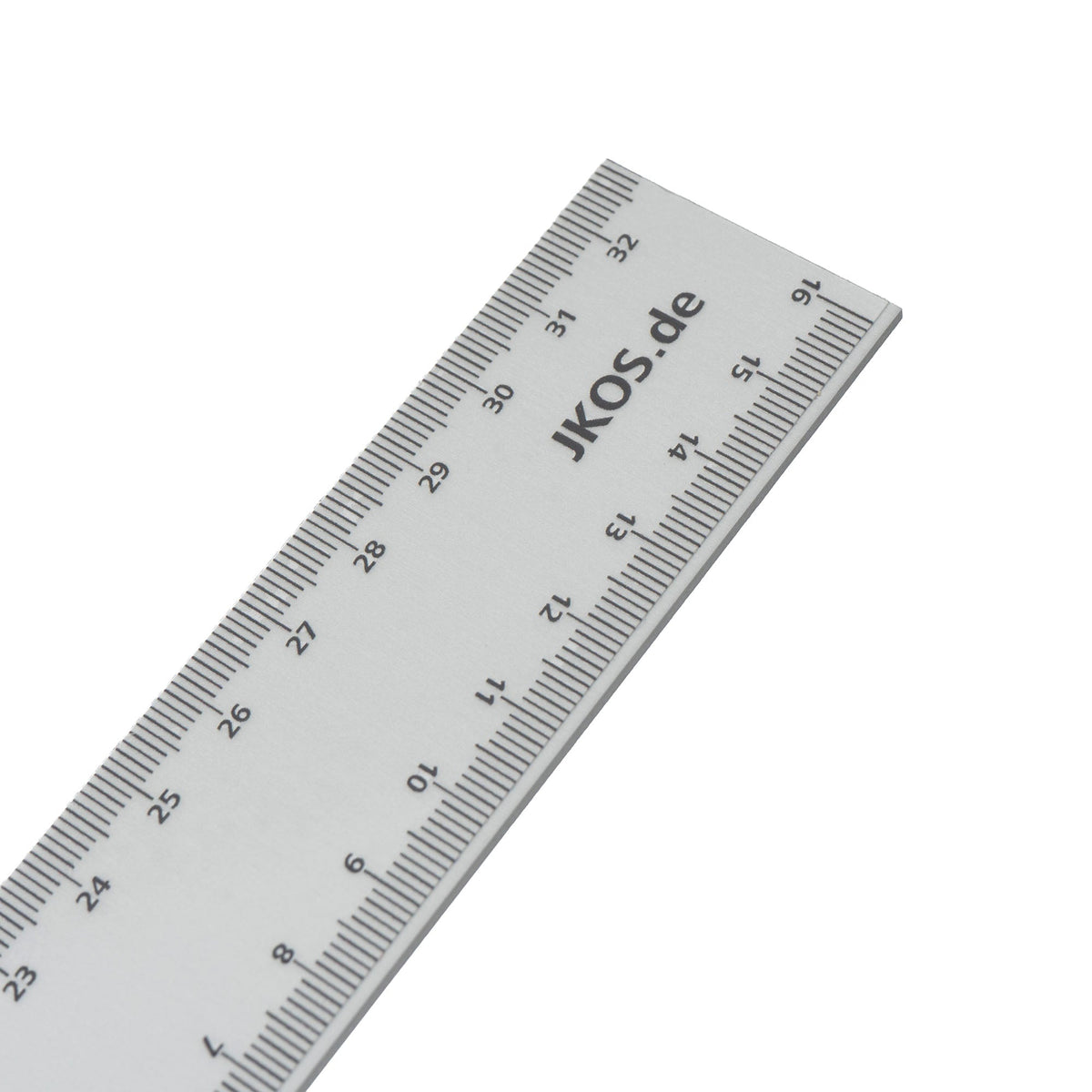 JKOS Aluminium Lineal (klein / 32 cm / 16+16 cm Skallierung)