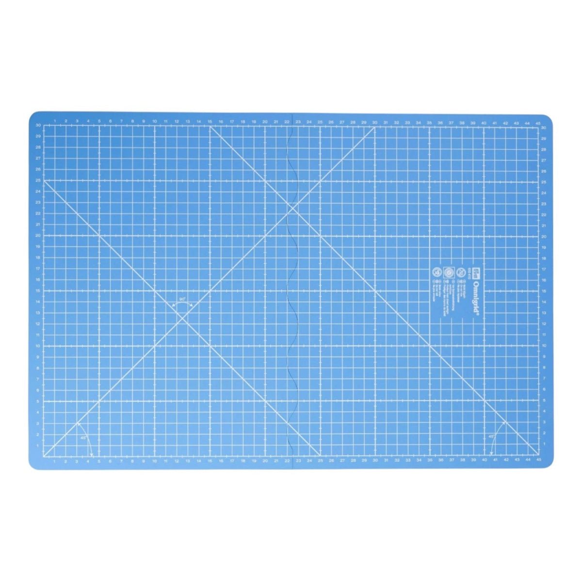 Prym faltbare Schneideunterlage 45 x 30 cm (blau)
