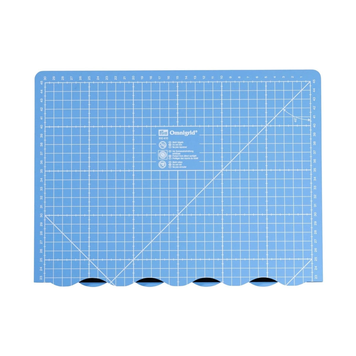 Prym faltbare Schneideunterlage 45 x 30 cm (blau)