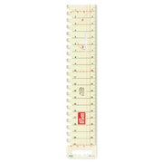 Prym Bügelhandmaß (transparent, 4,5 x 21 cm Skala)