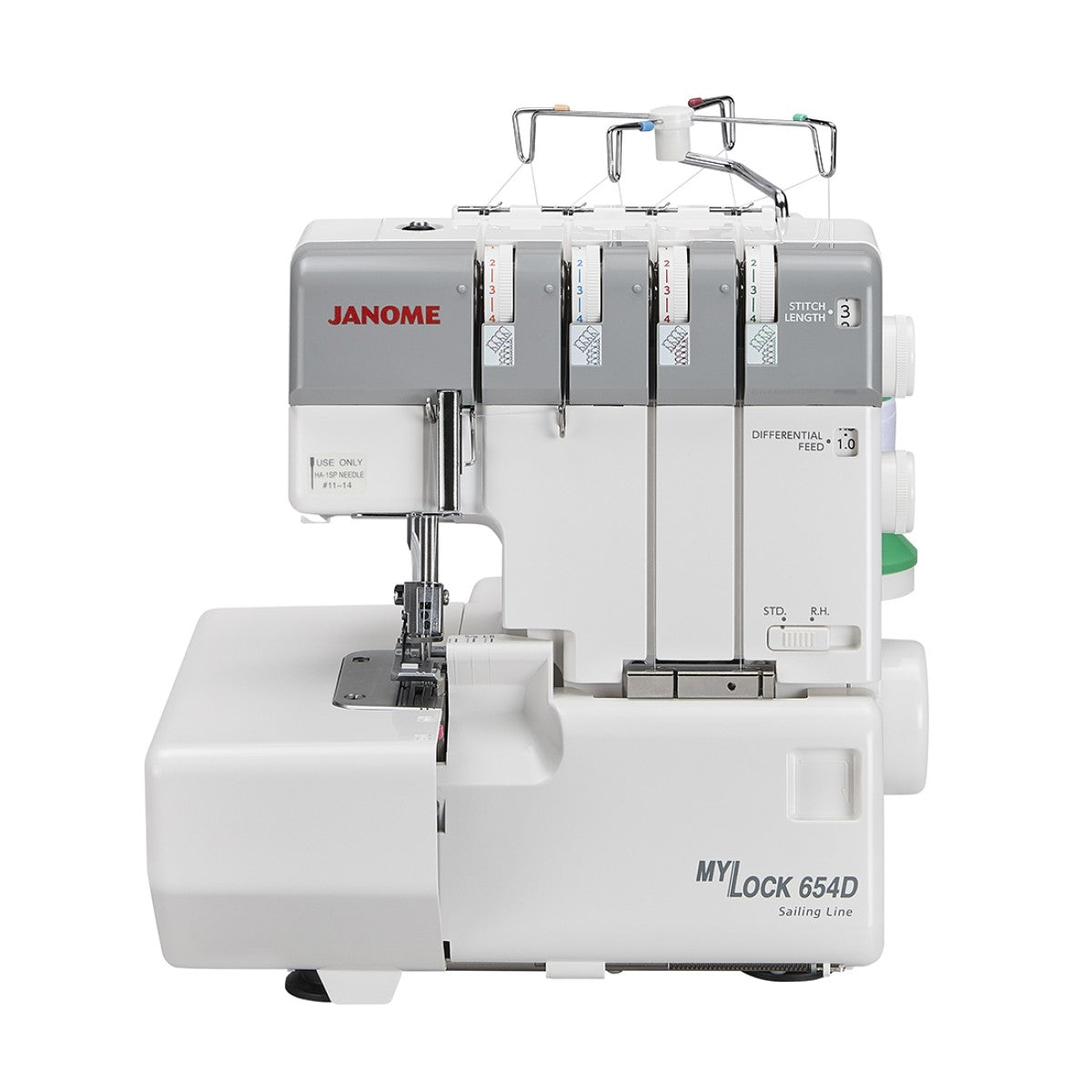 Janome MyLock 654D Sailing Line 4-Faden Overlock