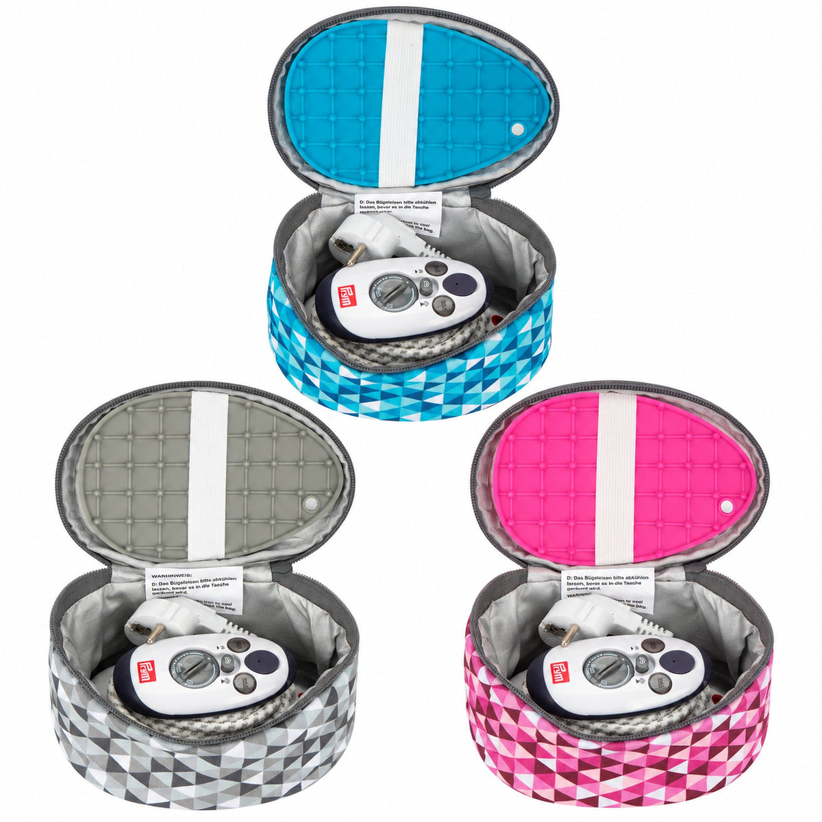 Semplix Mini-Dampfbügeleisen-Set Diamond petrol/türkis