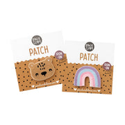 Paul und Clara Iron-On Fluff-Patches zum Aufbügeln
