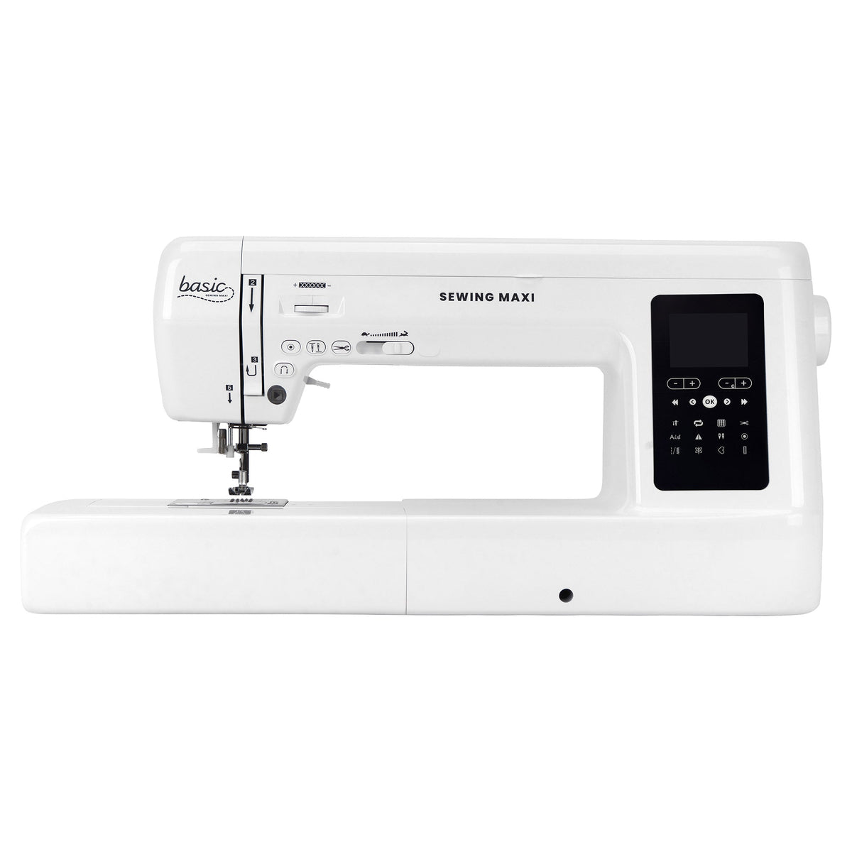 basic SEWING Maxi - Computer Langarm Nähmaschine