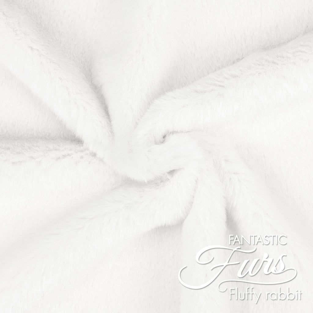 Kullaloo Kunstfell Fluffy Rabbit (Meterware / 12 mm Florlänge / Fantastic Furs / Stoff)