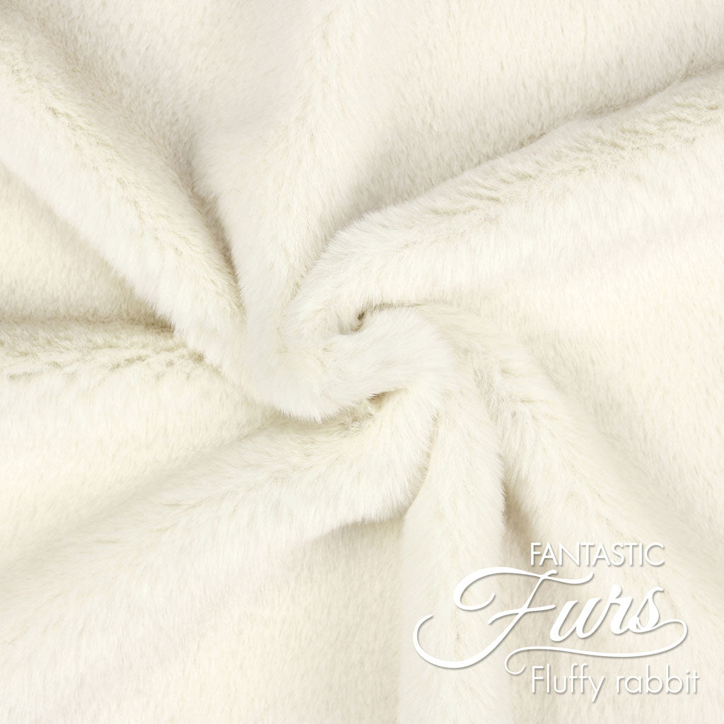 Kullaloo Kunstfell Fluffy Rabbit (Meterware / 12 mm Florlänge / Fantastic Furs / Stoff)