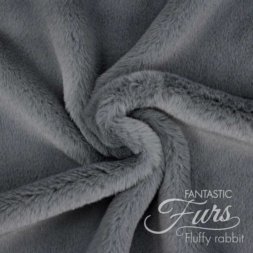 Kullaloo Kunstfell Fluffy Rabbit (Meterware / 12 mm Florlänge / Fantastic Furs / Stoff)