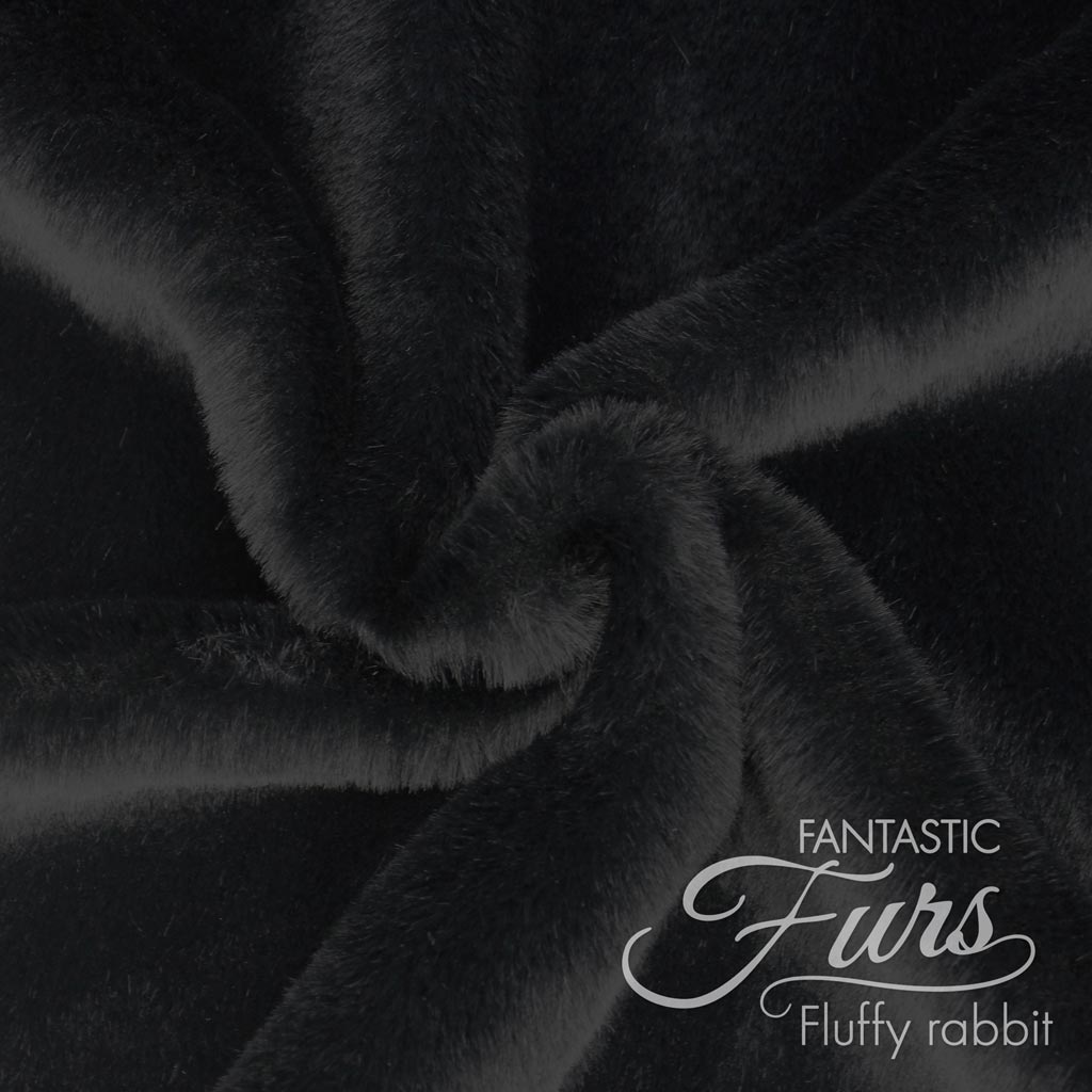 Kullaloo Kunstfell Fluffy Rabbit (Meterware / 12 mm Florlänge / Fantastic Furs / Stoff)