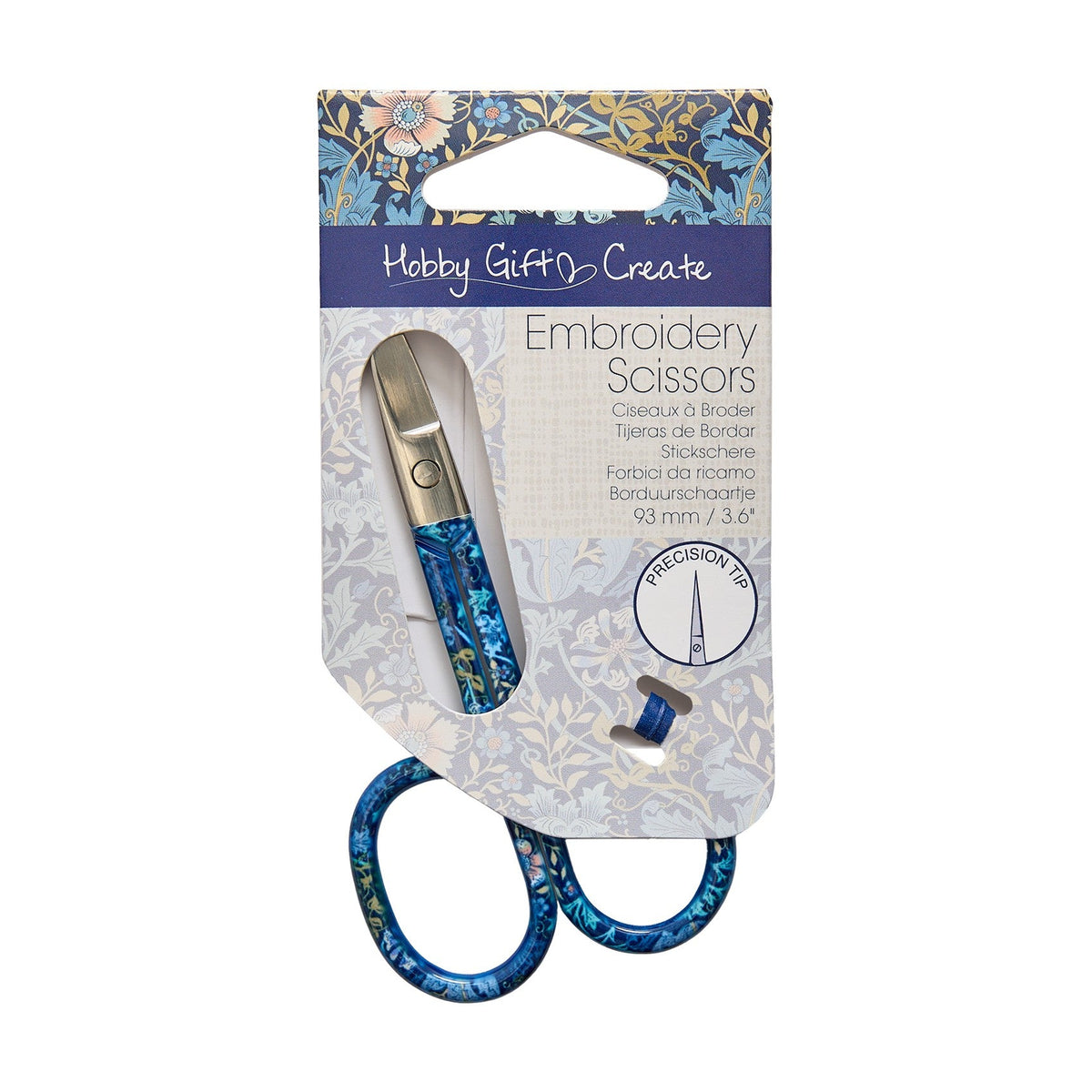 Stickschere von Hobby Gift Floral (9,3 cm)