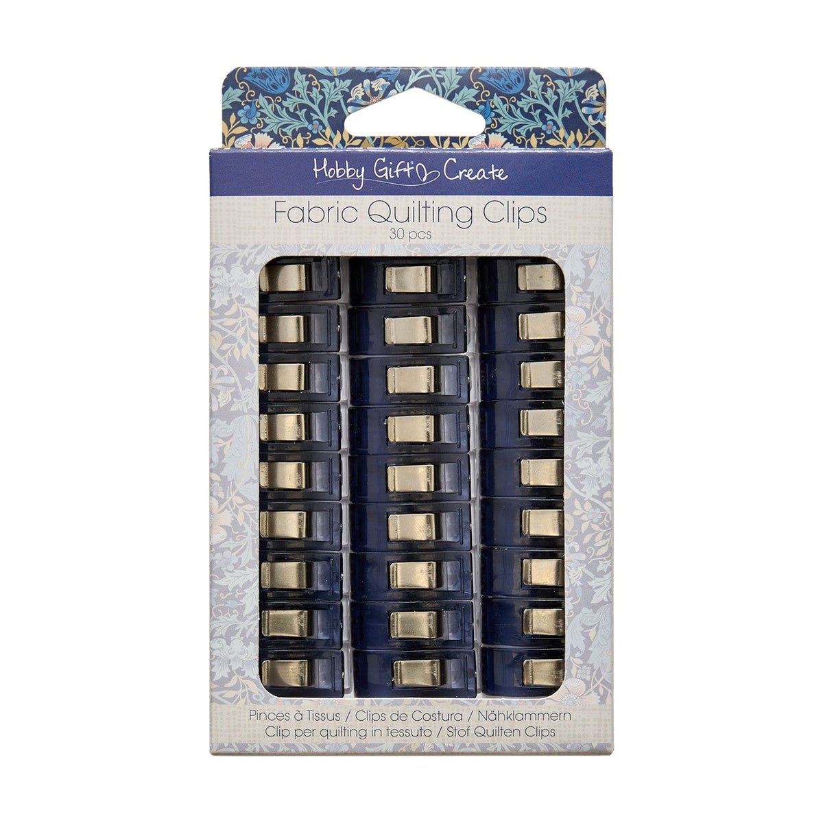 Nähklammern von Hobby Gift Floral (30er Set)
