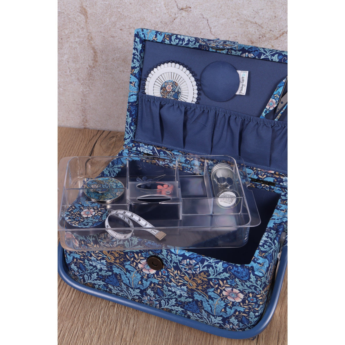 Nähkorb von Hobby Gift Floral (M / 17,8 x 24,5 x 14,5 cm)