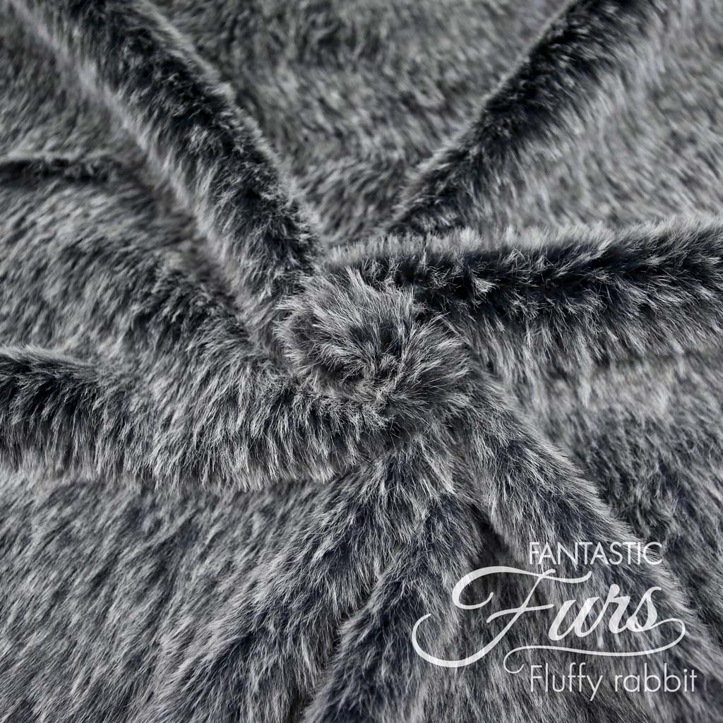 Kullaloo Kunstfell Fluffy Rabbit Dip Dye (Meterware / 12 mm Florlänge / Fantastic Furs / Stoff)
