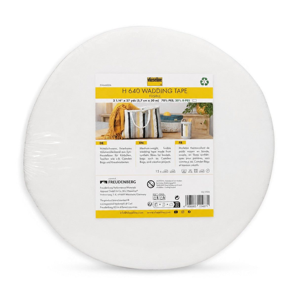 Vlieseline H640 Wadding Tape (30 m)