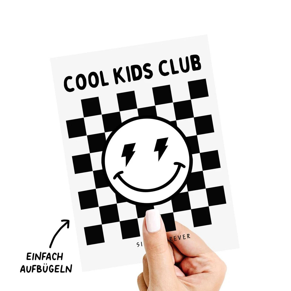 Paul und Clara Bügelbild A4 Cool Kids Club