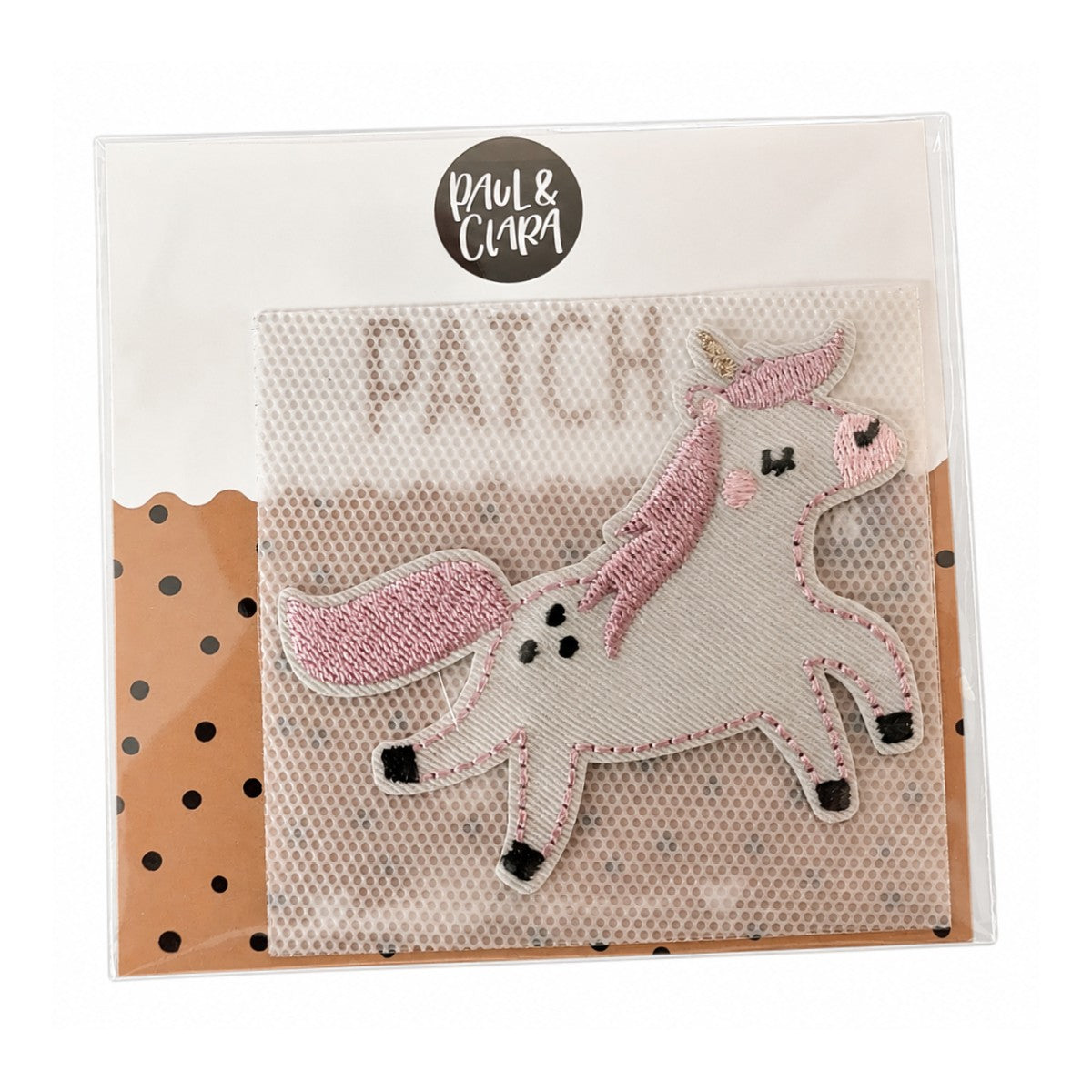 Paul und Clara Iron-On Patch Einhorn zum Aufbügeln