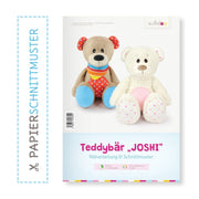 Kullaloo Print-Book Teddybär "Joshi" (Nähanleitung + Schnittmuster)