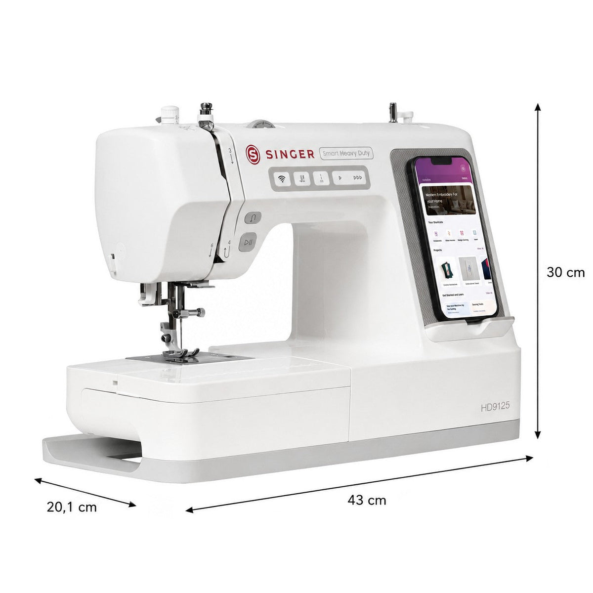 Singer Smart Heavy Duty 9125 Näh- und Stickmaschine