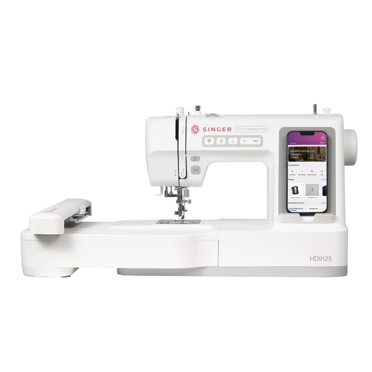 Singer Smart Heavy Duty 9125 Näh- und Stickmaschine inklusive Stickmodul