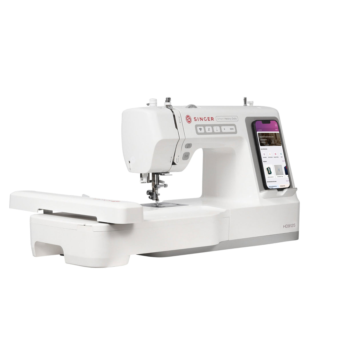 Singer Smart Heavy Duty 9125 Näh- und Stickmaschine inklusive Stickmodul
