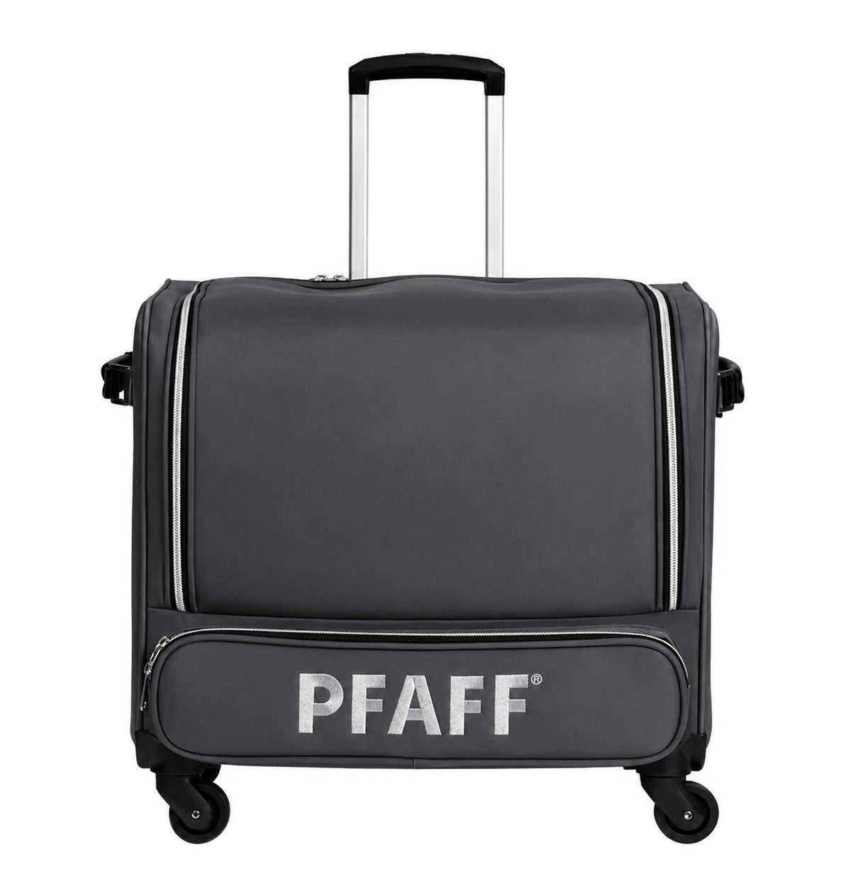 Pfaff Overlock Rollenkoffer/Trolley (Dunkelgrau)