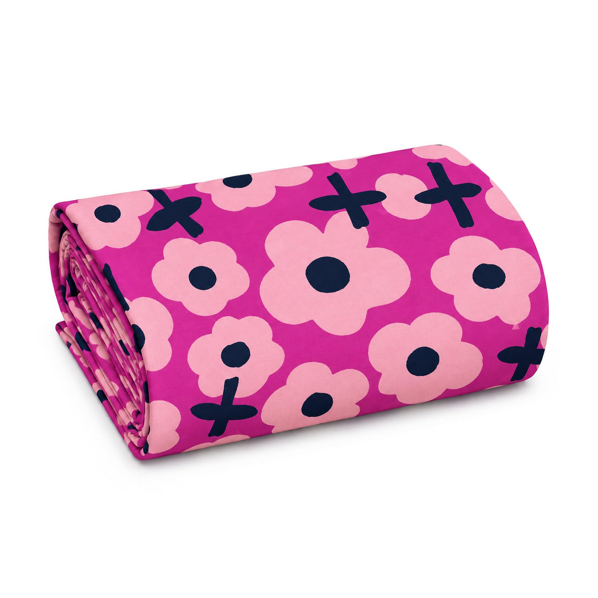 Canvas Stoff Blooming Pops pink by Karina+Kind