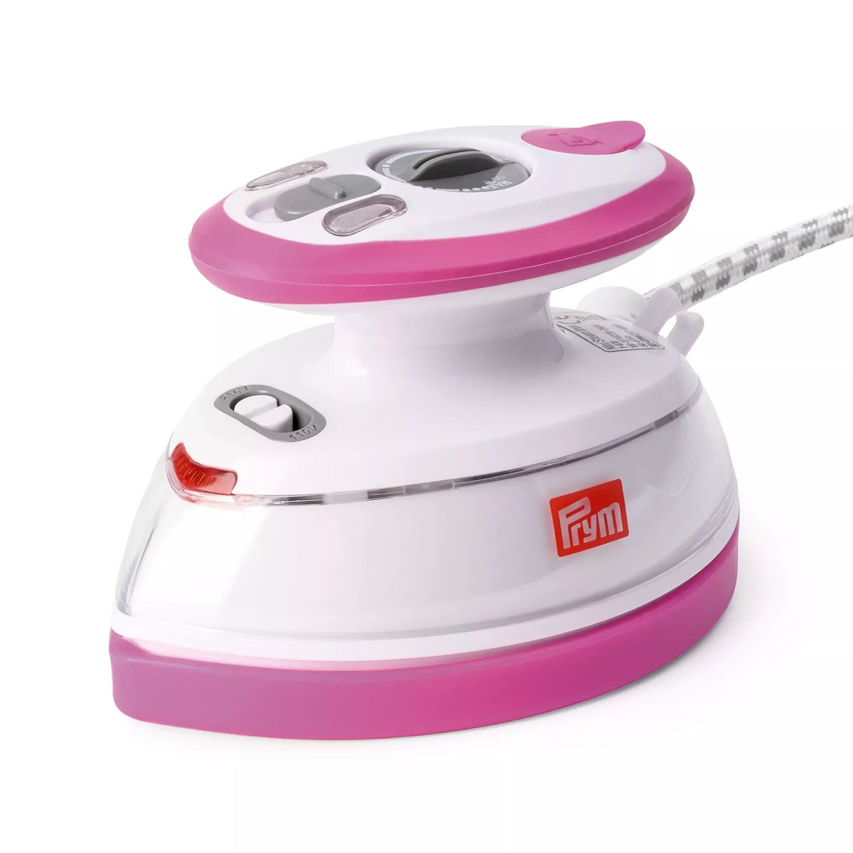 Prym Dampfbügeleisen MINI Set (pink / Euro-Schuko-Stecker)