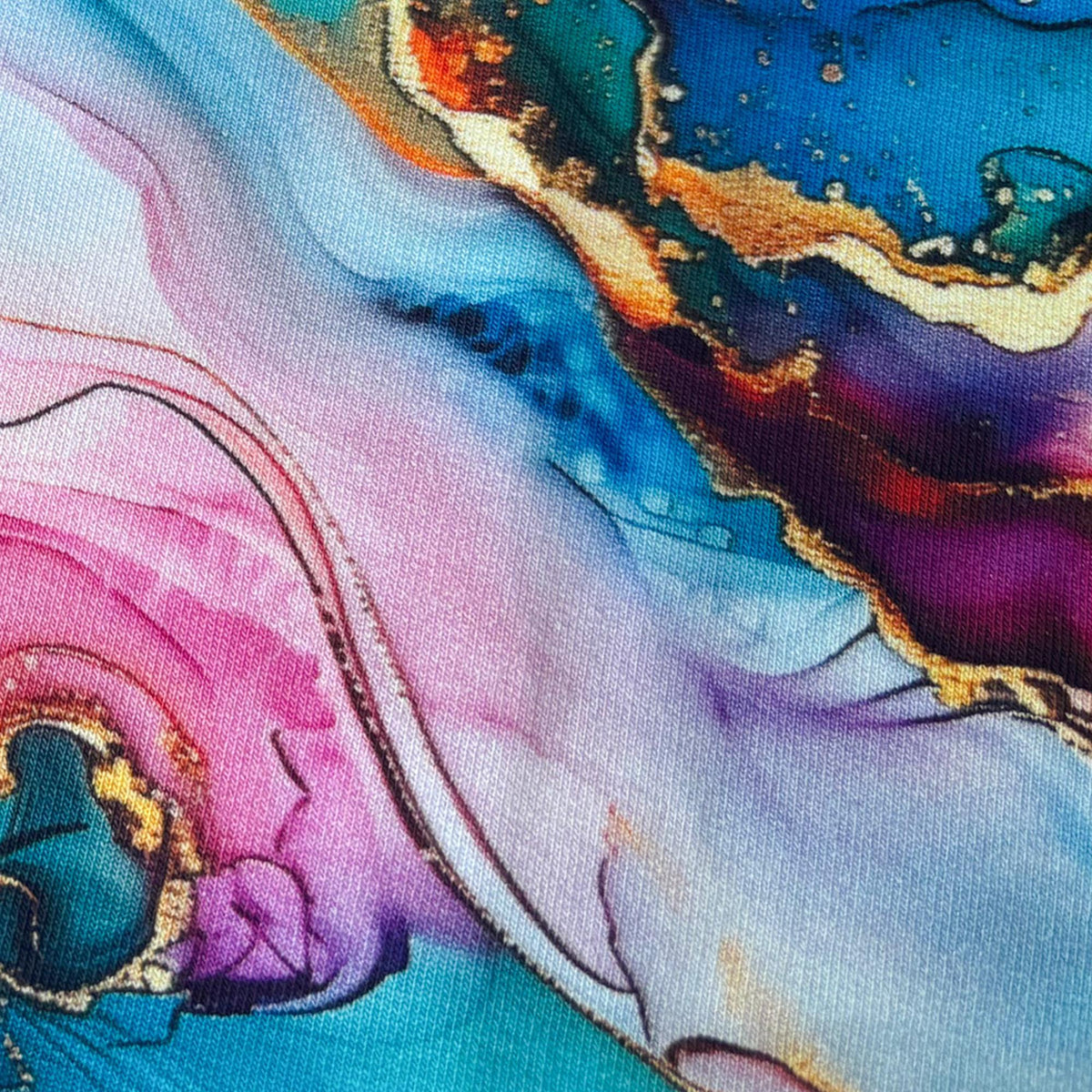 Swafing French Terry Flowing Bloom by Sarah Mariam (verschiedene Designs)