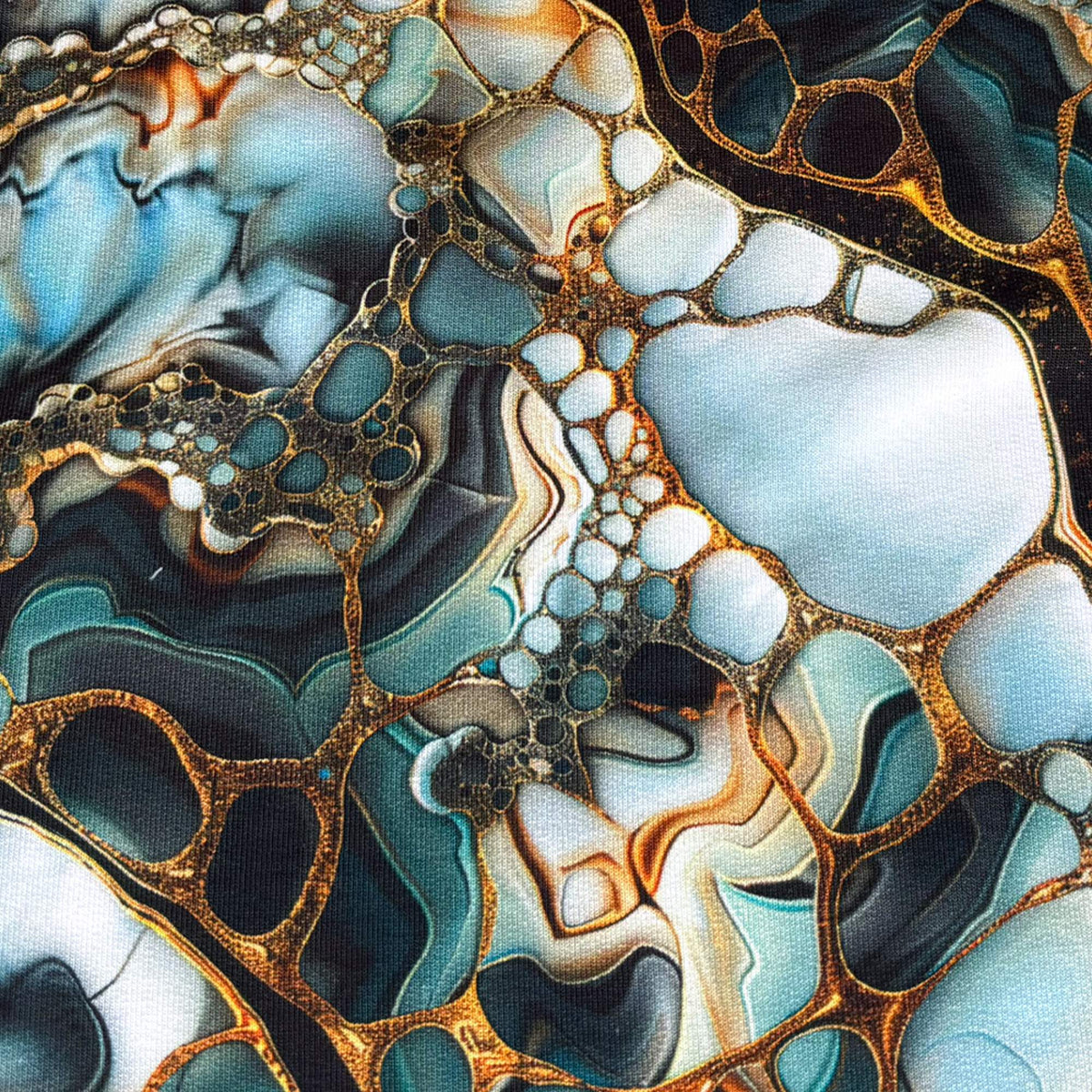 Swafing French Terry Flowing Bloom by Sarah Mariam (verschiedene Designs)