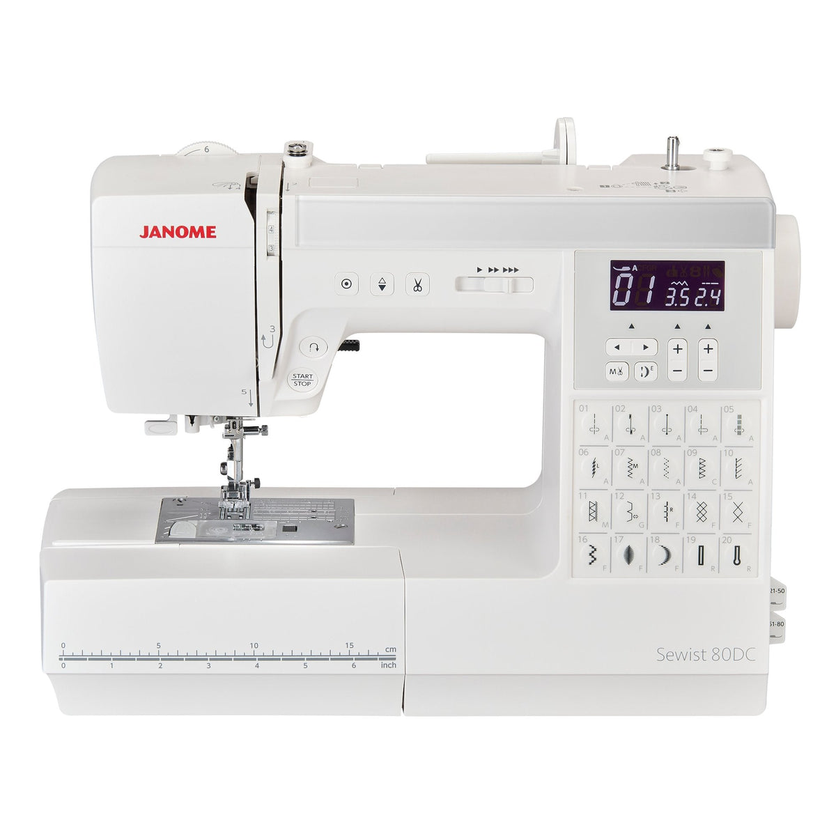 Janome Sewist 80DC computergesteuerte Nähmaschine