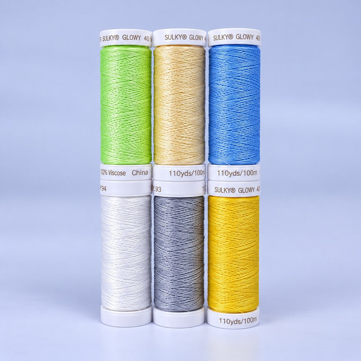 Sulky Glowy Sunny Day Selection Näh- und Stickgarn (6 x 100 m)