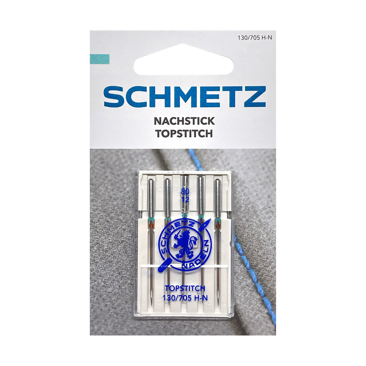 Schmetz Topstich-Sticknadeln Stärke 80/ System 130 N/ 5 Nadeln