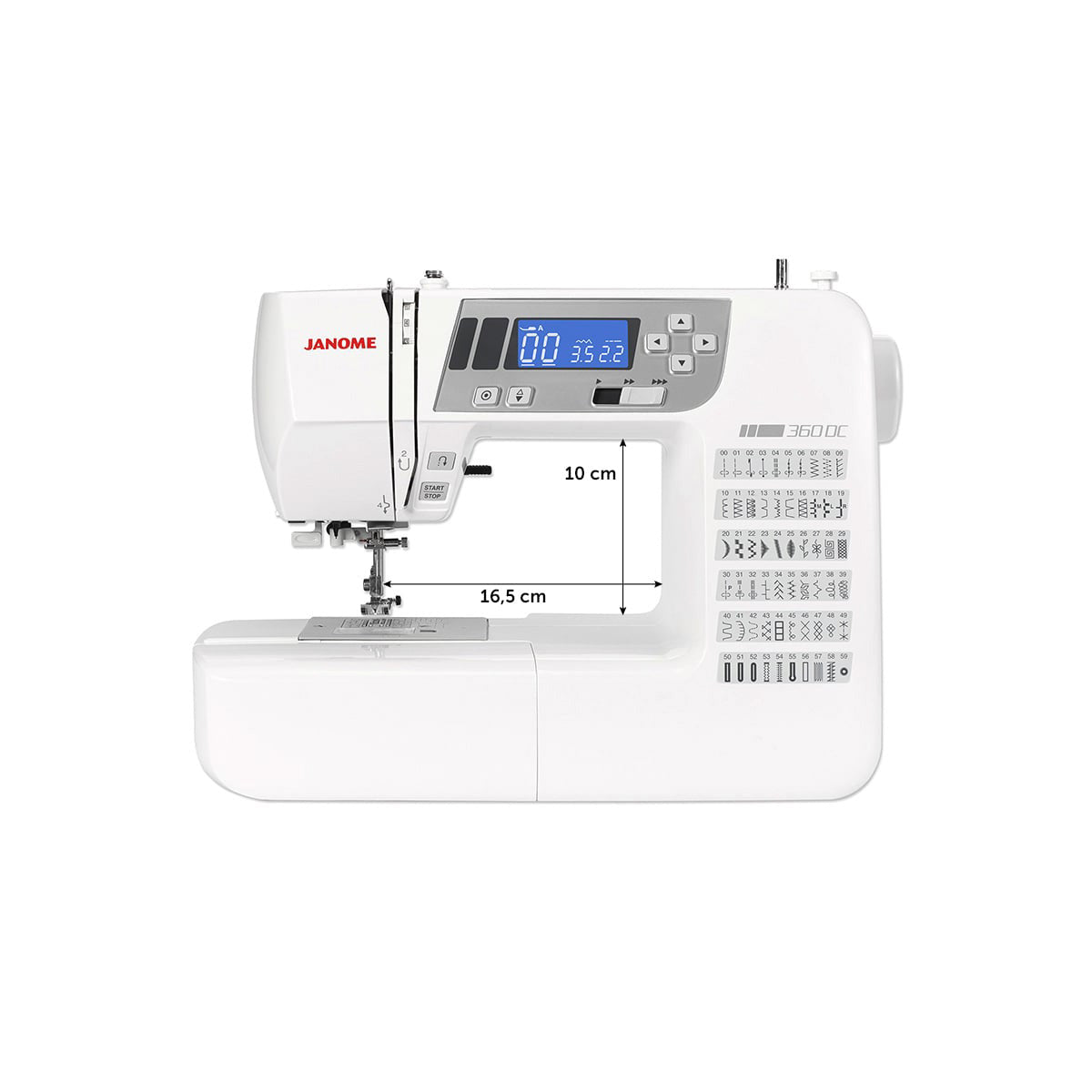 Janome 360 DC Computer Nähmaschine