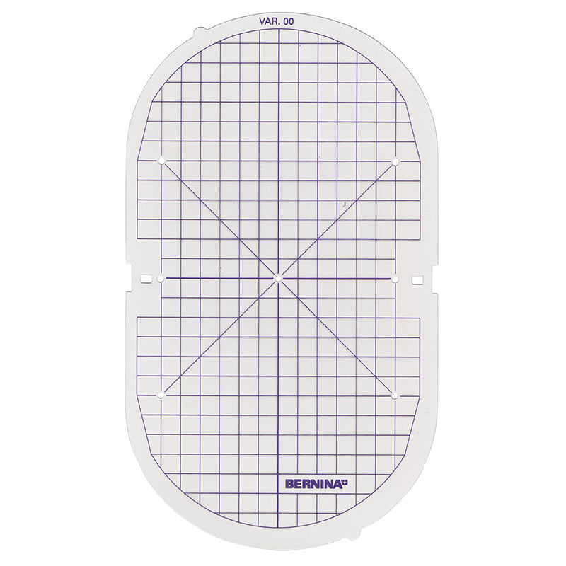 Bernina Stickrahmenschablone, lila groß oval (145 mm x 255 mm)