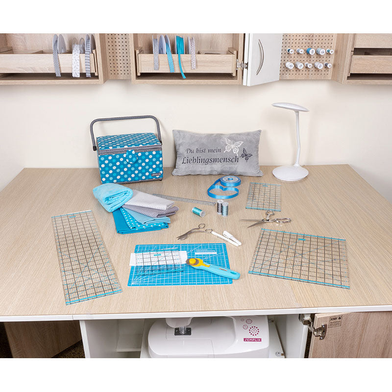 Semplix Patchwork Lineal Set Inch türkis
