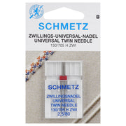 Schmetz Zwillingsnadel Stärke 80/ 2,5/ System 130/705 HZWI/ 1 Nadel